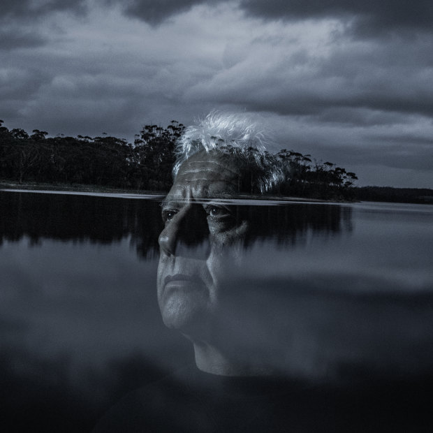 Gunai man Wayne Thorpe on Country at Lake Tyers in East Gippsland. He tells the story of his ancestor Boonjil Noorook who first saw the Endeavour and Captain Cook sailing towards Gunai country.