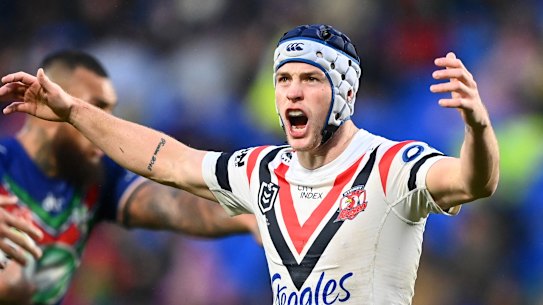 Luke Keary’s kicking game was a highlight for the Roosters.