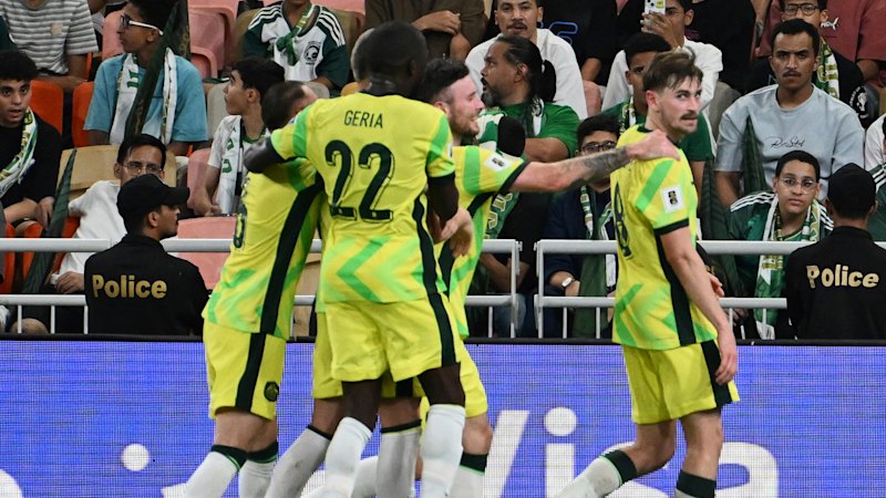 Socceroos v Saudi Arabia LIVE: Socceroos take the lead for first time after goal for Duke