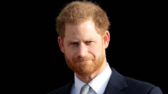 Prince Harry appeared in public for the first time since the royal schism. 