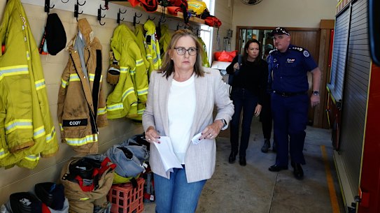 Premier Jacinta Allan made the announcement while touring fire-impacted communities on Thursday. 