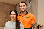 This week Chantel and Wyatt tackled their kids room, deciding to design it for a slightly older child. They were also given the opportunity to fix their living space, which left the judges wildly dissapointed just a few weeks ago. And while they weren’t too concerned ahead of room reveals, they definitely weren’t feeling great after hearing the judges’ feedback. 