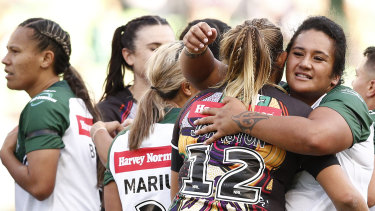 The Indigenous women's squad are yet to form an official position on the anthem.