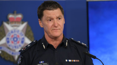 Victoria Police Chief Commissioner Shane Patton.