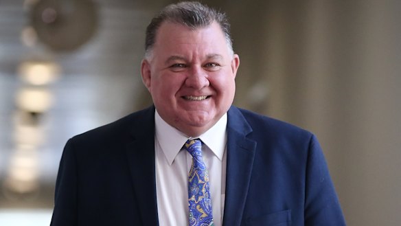Thumbs up: Liberal MP Craig Kelly says Australia can't lecture Azerbaijan on electoral fraud.