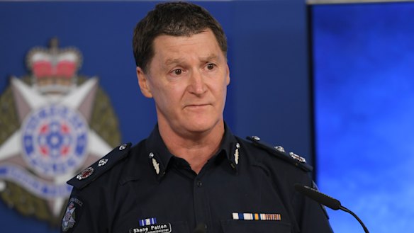 Victoria Police Chief Commissioner Shane Patton.