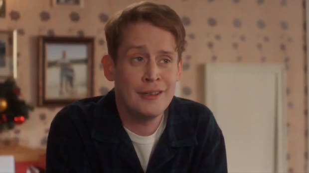 Macaulay Culkin as grown-up Kevin McAllister in a 2018 ad for Google.