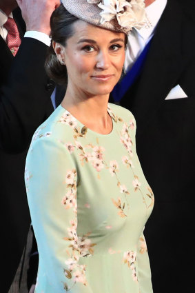 A subdued Pippa Middleton.