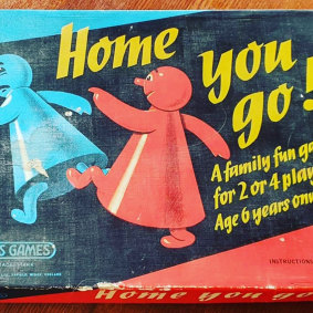 The Fincke family of Newport is playing vintage games including this recent op shop find, 'Home You Go'.