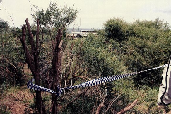 The Maroubra crime scene where Tiki’s body was found.