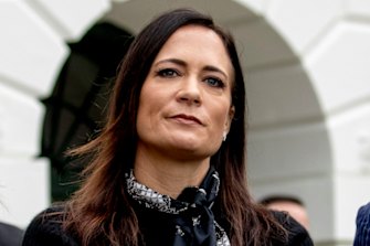 White House press secretary Stephanie Grisham.
