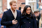 Prince Harry and Meghan Markle attend a Terrence Higgins Trust World AIDS Day charity fair at Nottingham Contemporary on December 1, 2017 in Nottingham, England. 