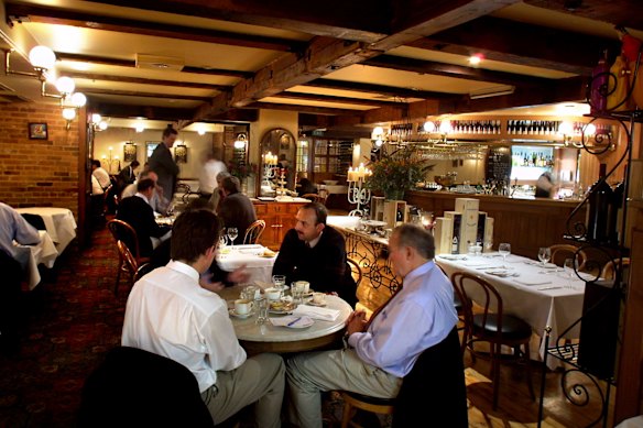Inside Caterina’s Cucina e Bar in 2001.