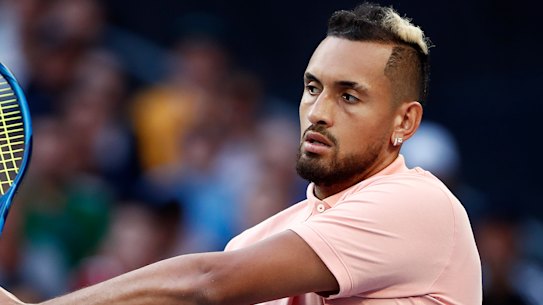 Kyrgios is up against a fellow big serving player. 