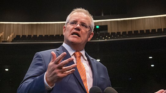 Prime Minister Scott Morrison has rejected criticism of the ABC's funding levels. 