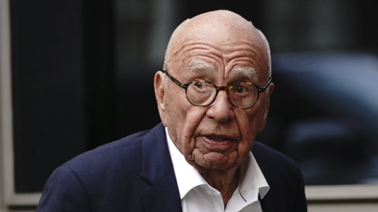 Rupert Murdoch at his annual party at Spencer House, St James’ Place in London, in June this year.