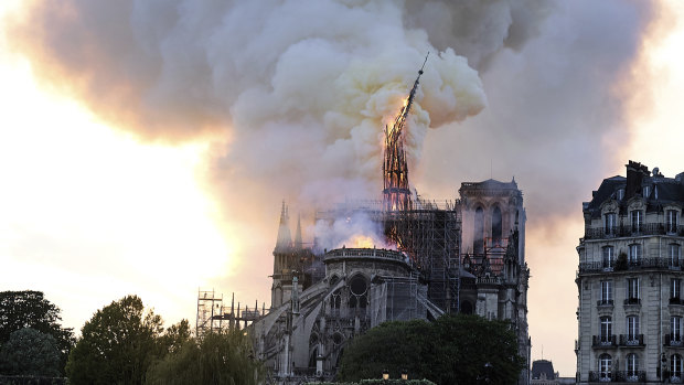People are weeping in the streets for Notre-Dame. I weep with them.