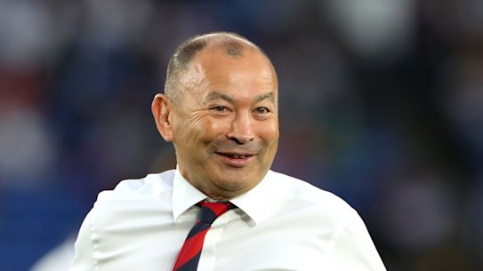 Eddie Jones helped England complete a famous 19-7 victory over the All Blacks. 