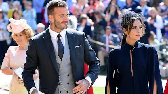 David and Victoria Beckham.