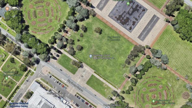 The National Rose Gardens at the Museum of Australian Democracy, the former old parliament house, were designed to look like a rose petal from the air.