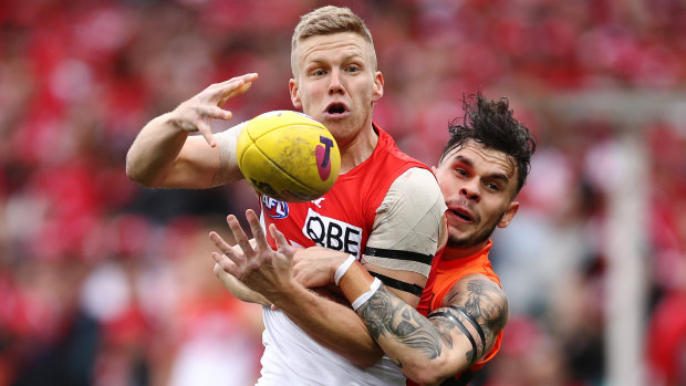 On the move: Sydney's Dan Hannebery has joined St Kilda.