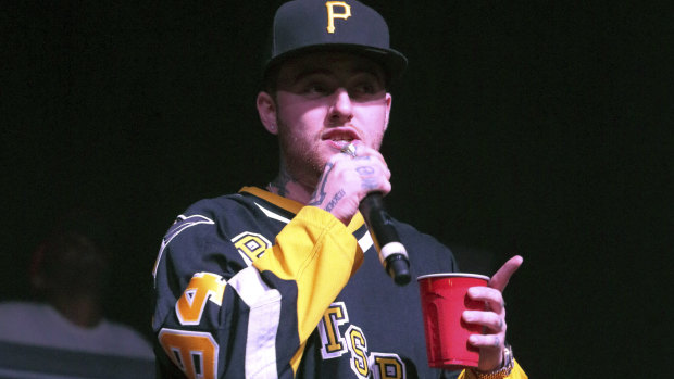 Rapper Mac Miller performs at The Fillmore in Philadelphia in 2015.
