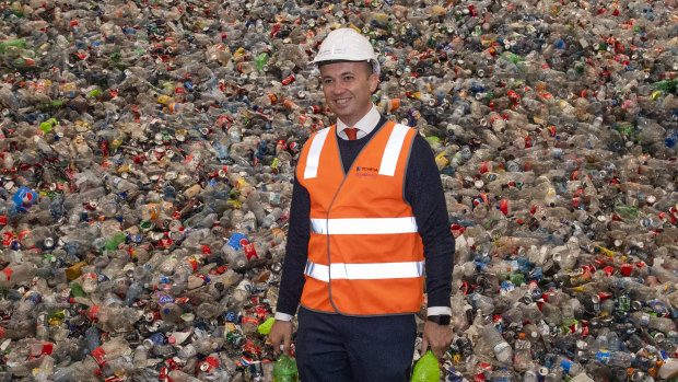 Energy and Environment Minister Matt Kean has his sights on tackling NSW's plastic waste problems.