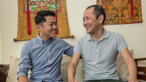 Shenphen Ringpapontsang and Kalsang Damdul, founders of a home care service in Canberra run entirely by Tibetan refugees.