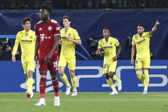 Villarreal condemned Bayern Munich to just their second loss in 30 Champions League matches.