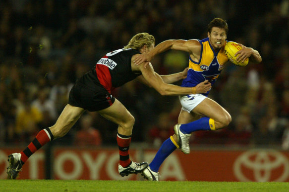 West Coast legend Ben Cousins was, like Reid, a headline magnet in his playing days.