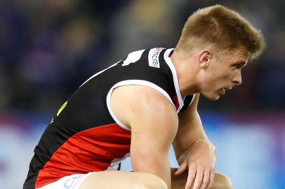 St Kilda’s Seb Ross did not play against the Crows for family reasons.