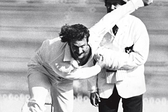 Dennis Lillee in full flight.