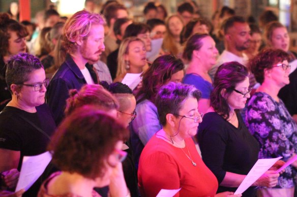 Community choirs have grown in popularity. 