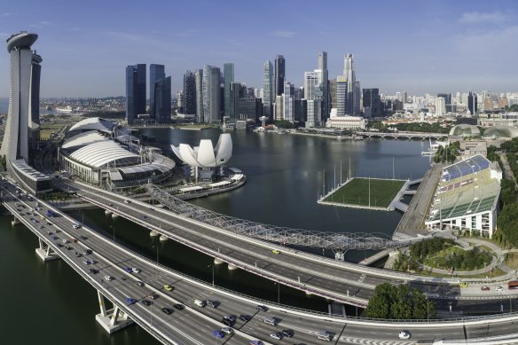 Singapore, the final stop of the theoretical world’s longest train journey.