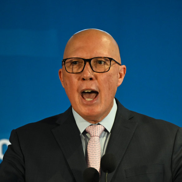 Peter Dutton, trying hard