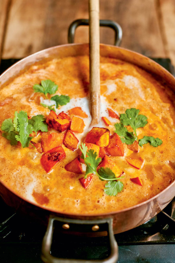 Jamie Oliver’s fragrant pumpkin curry.