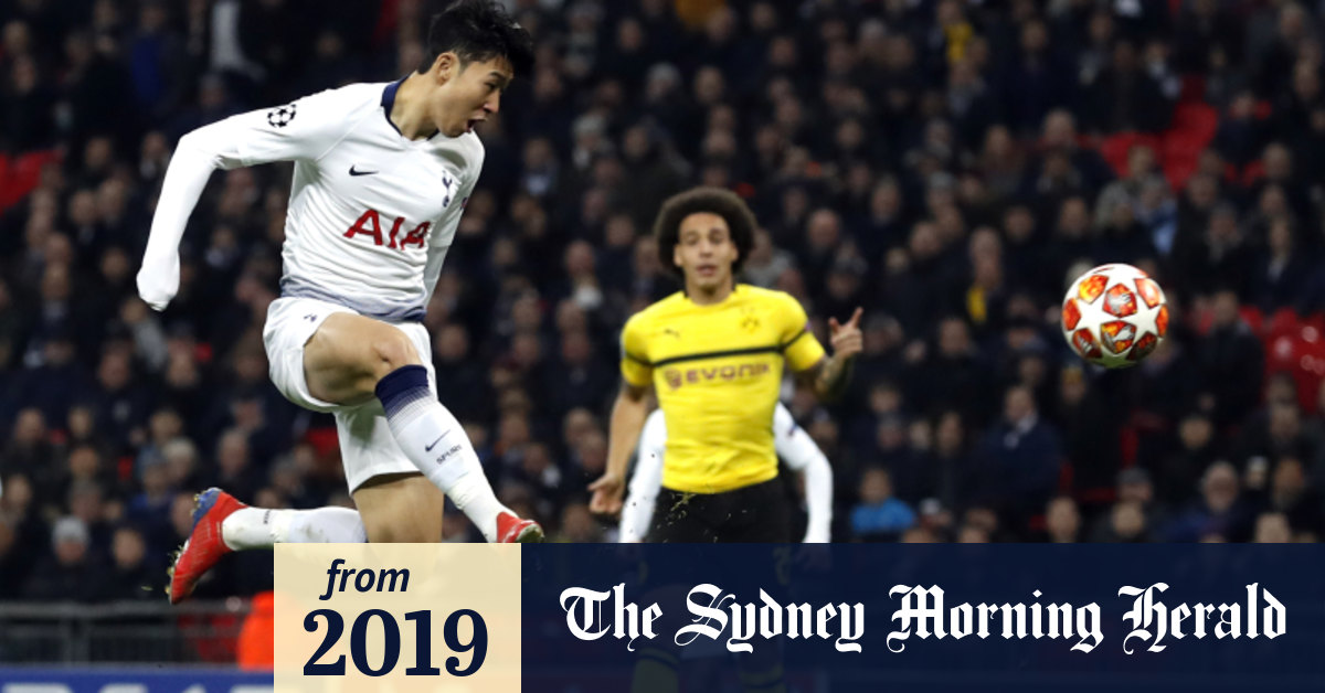 Champions League Tottenham Thrash Dortmund Real Madrid Edge Ajax