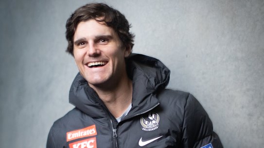 Collingwood’s Lachie Schultz has overcome a tough first year with the Magpies.