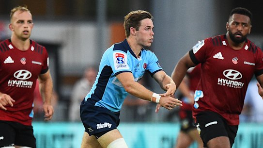 Will Harrison had a baptism of fire in the No.10 jersey against the Crusaders.