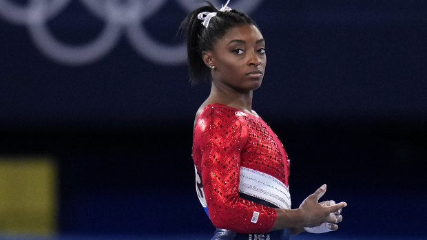 ‘Doing the beam for herself’: Inside Biles’ return to competition
