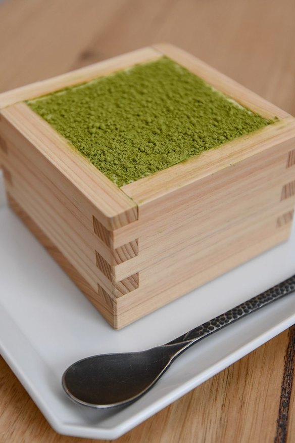 Matcha tiramisu.