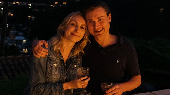 Georgia Leathart and Matt Cranley are keeping the romance alive in isolation. 