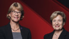 Coca-Cola Amatil CEO Alison Watkins (left) and chairman Ilana Atlas.