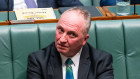 Barnaby Joyce has used language about climate change “XXXXX” Anthony Albanese said.