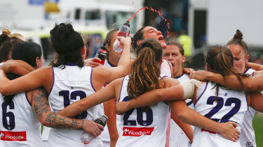 Fremantle to host an AFLW semi-final on Saturday.