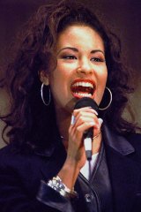 Tejano singer Selena Quintanilla Perez  in 1994.