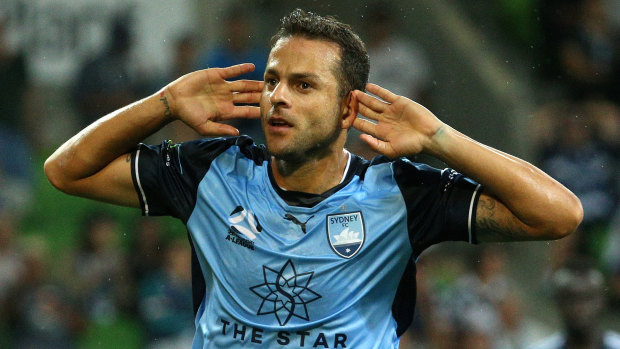 Season to remember: Bobô scooped Sydney FC's player of the year award.