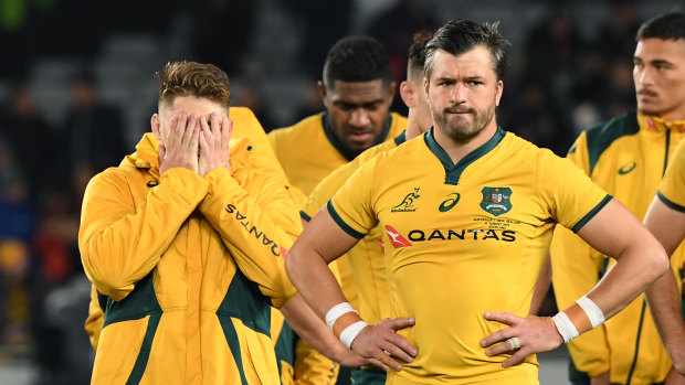 Australia's 36-0 thrashing at Eden Park will mean little on neutral turf, according to Justin Marshall.