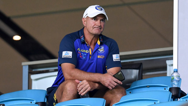 Coach Brad Arthur is among football staff to have stood down after the NRL was suspended. 