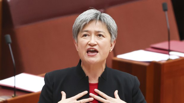 Penny Wong is soaring high in Qantas frequent flyer stakes.